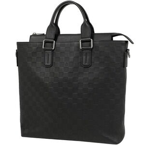 Louis Vuitton Damier Infini Daily Tote Shoulder Bag Business Onyx Black
